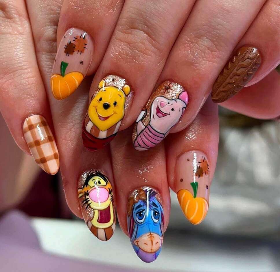 cartoon nail ideas