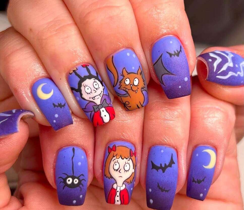cartoon nail designs rugrats