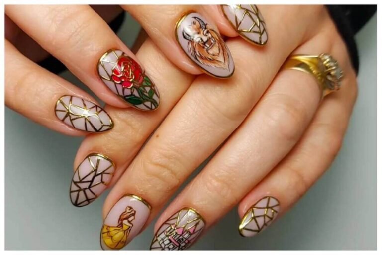 cartoon nail designs