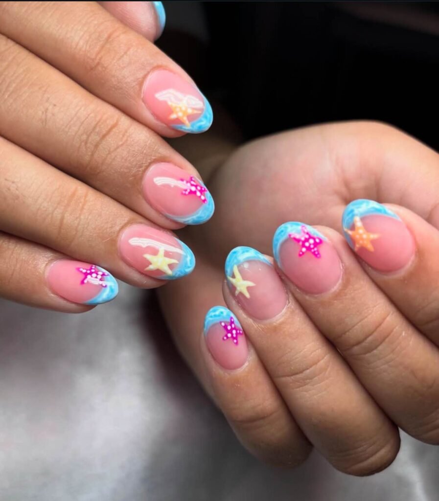 beach nail designs