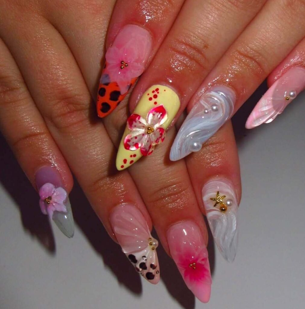 beach nail designs
