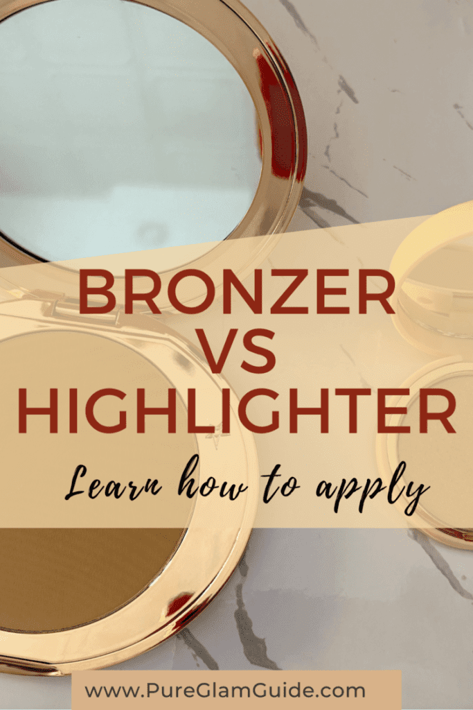 bronzer vs highlighter