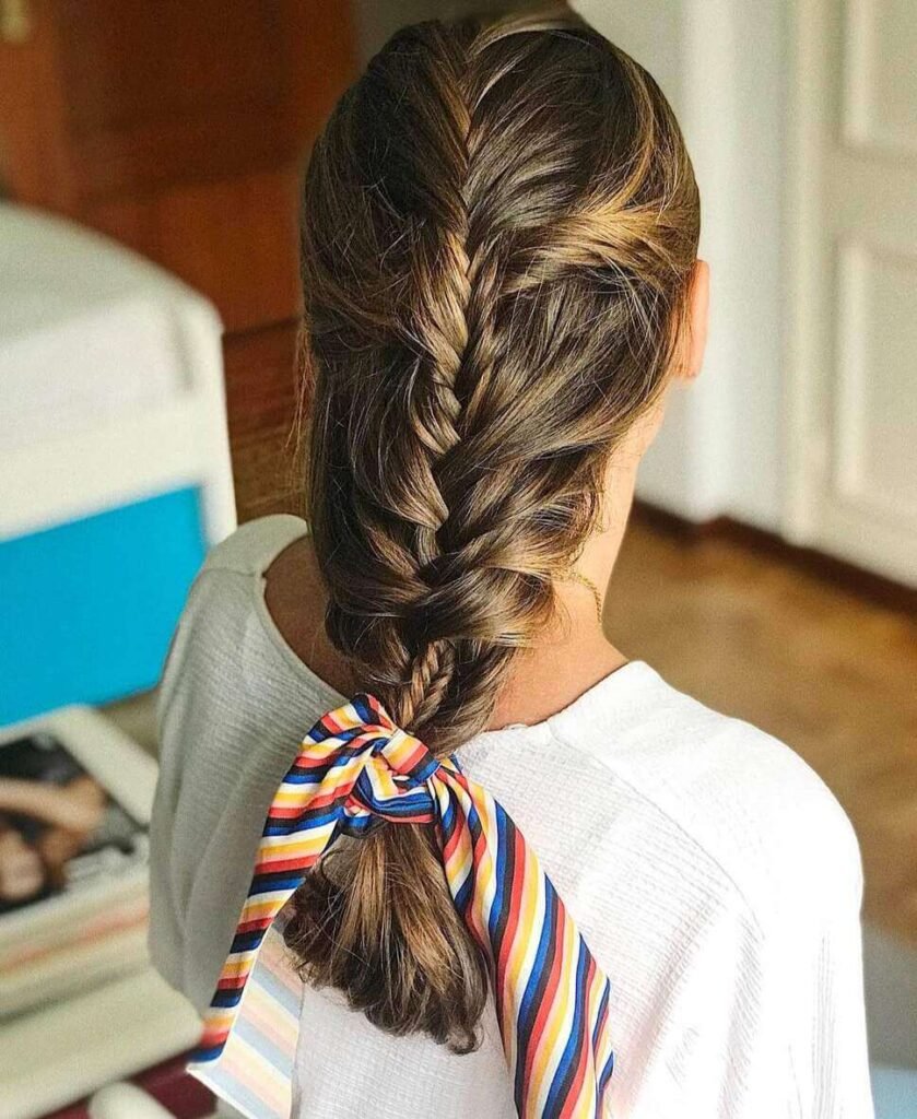 braid scarf hairstyles