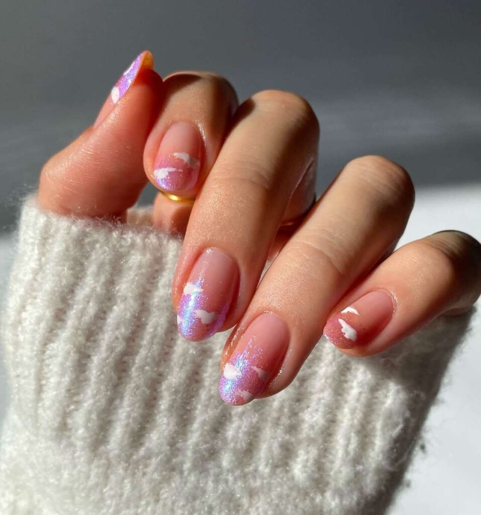 short cloud nail ideas