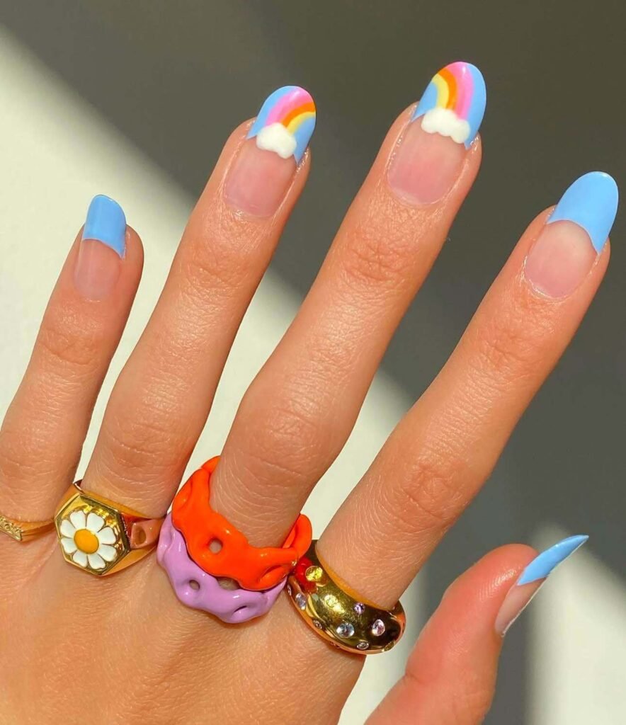 cloud nail ideas