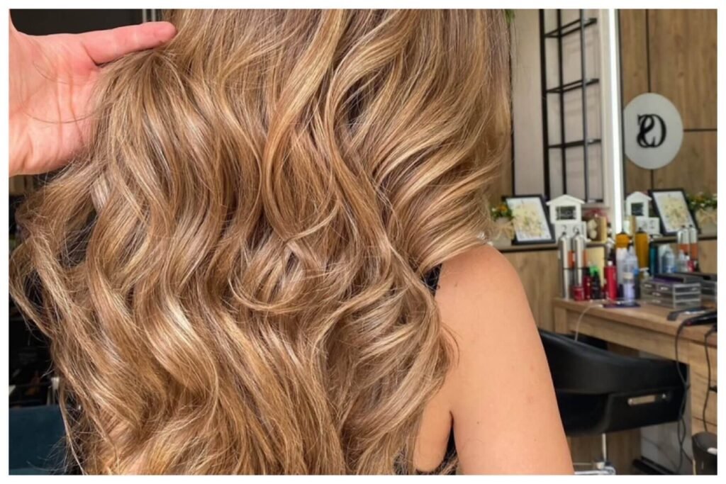 honey caramel highlights