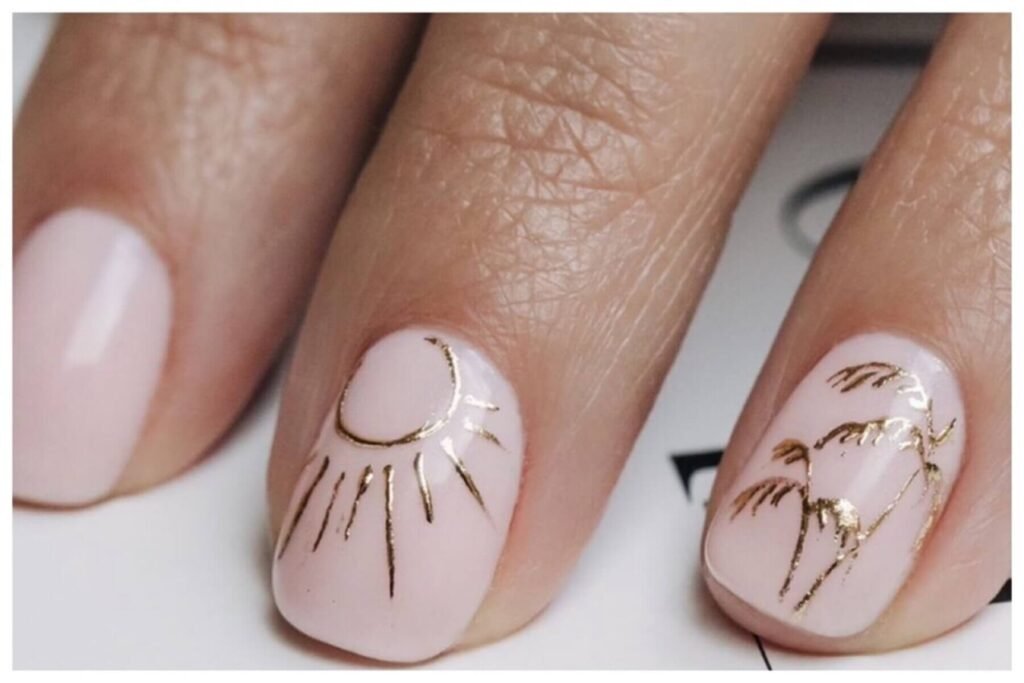 sunshine nail designs