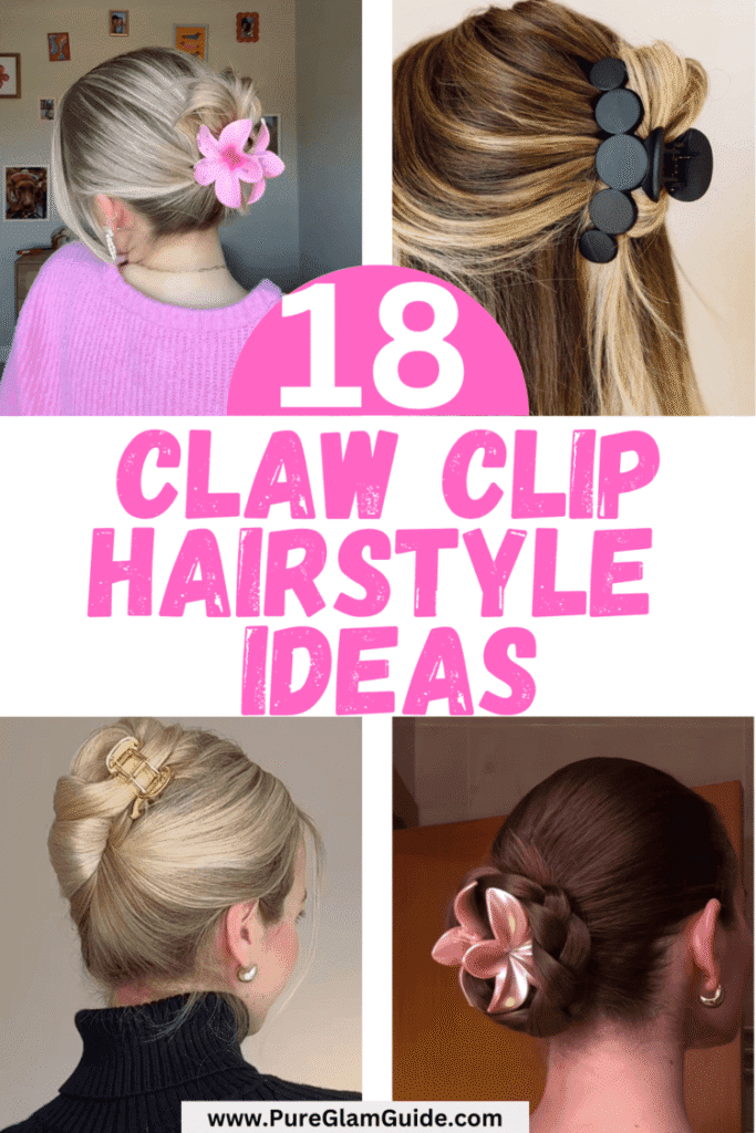 claw clip hairstyles