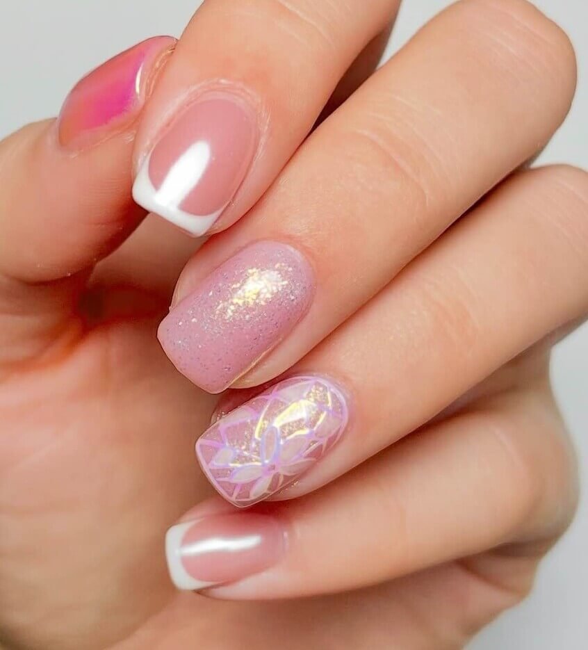 square overlay nail designs