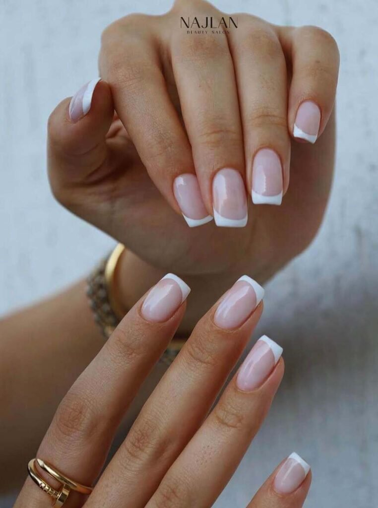 french tip overlay nails