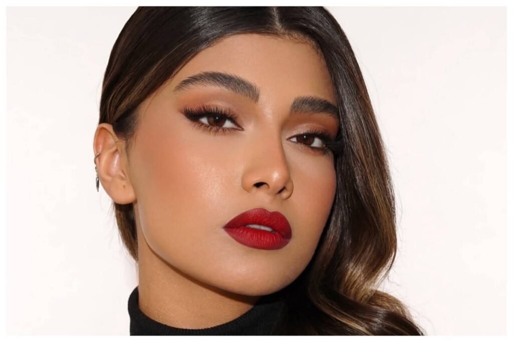 red lipstick makeup looks