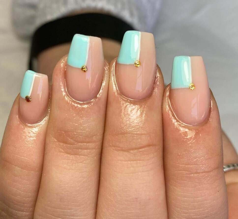 tiffany nail designs coffin