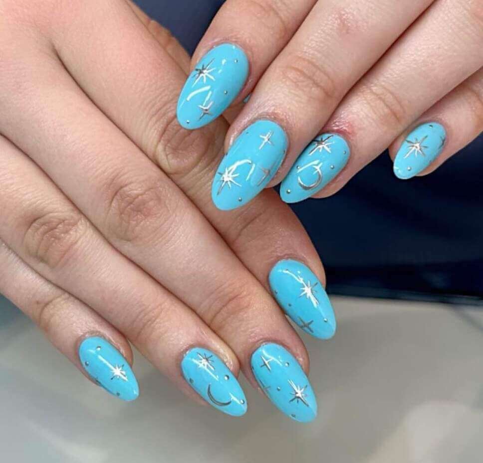 almond tiffany nail ideas