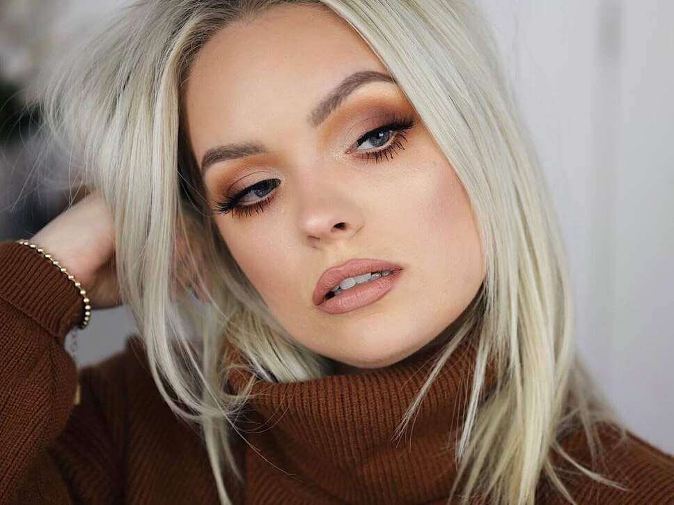 fall makeup looks for blondes