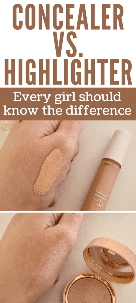 concealer vs highlighter