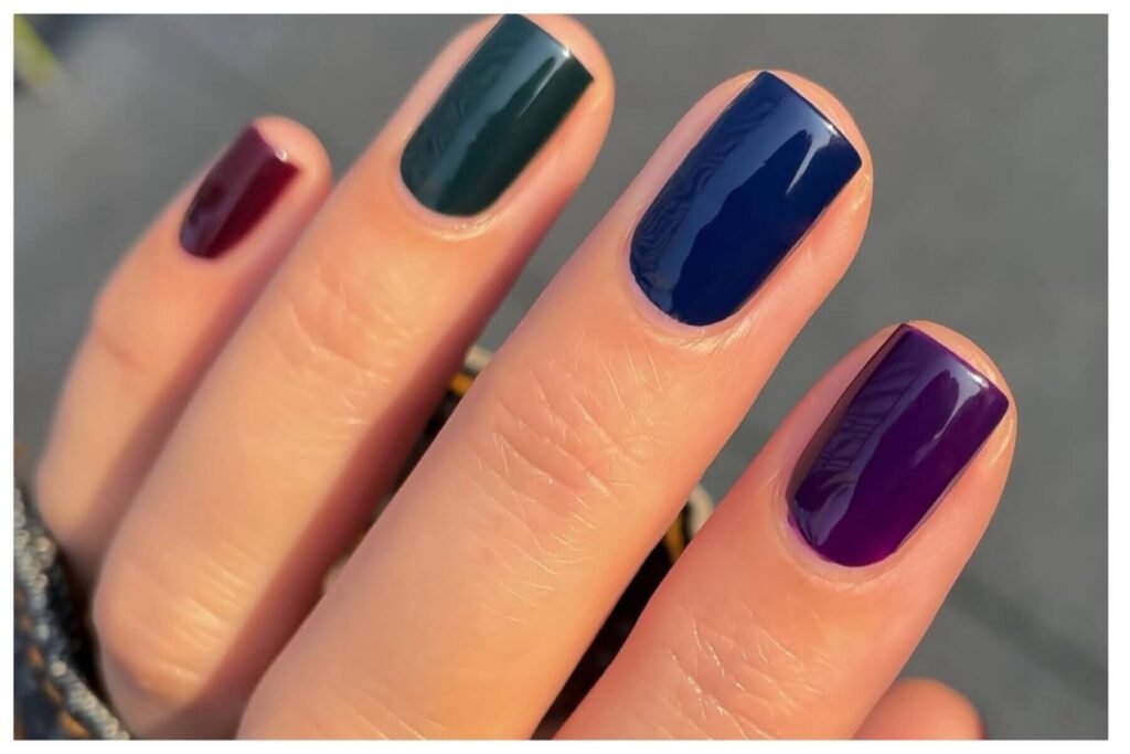 dark fall nails