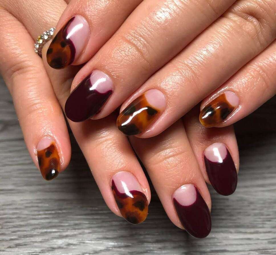 dark fall nails