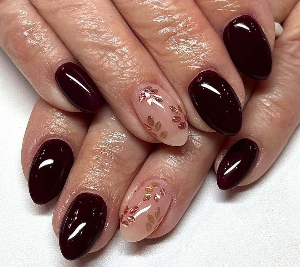 dark fall nails