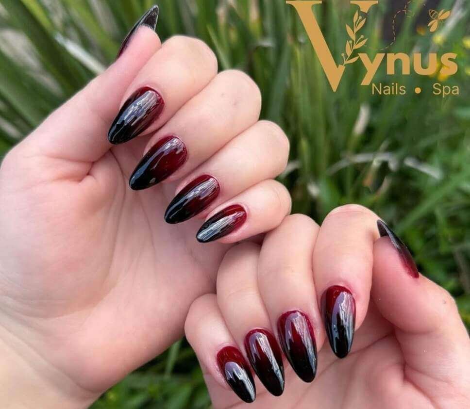 dark fall nails