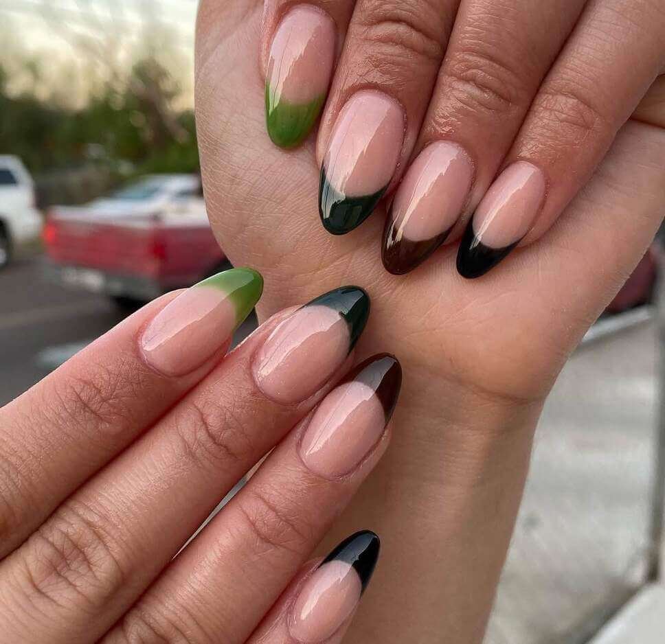 dark fall nails