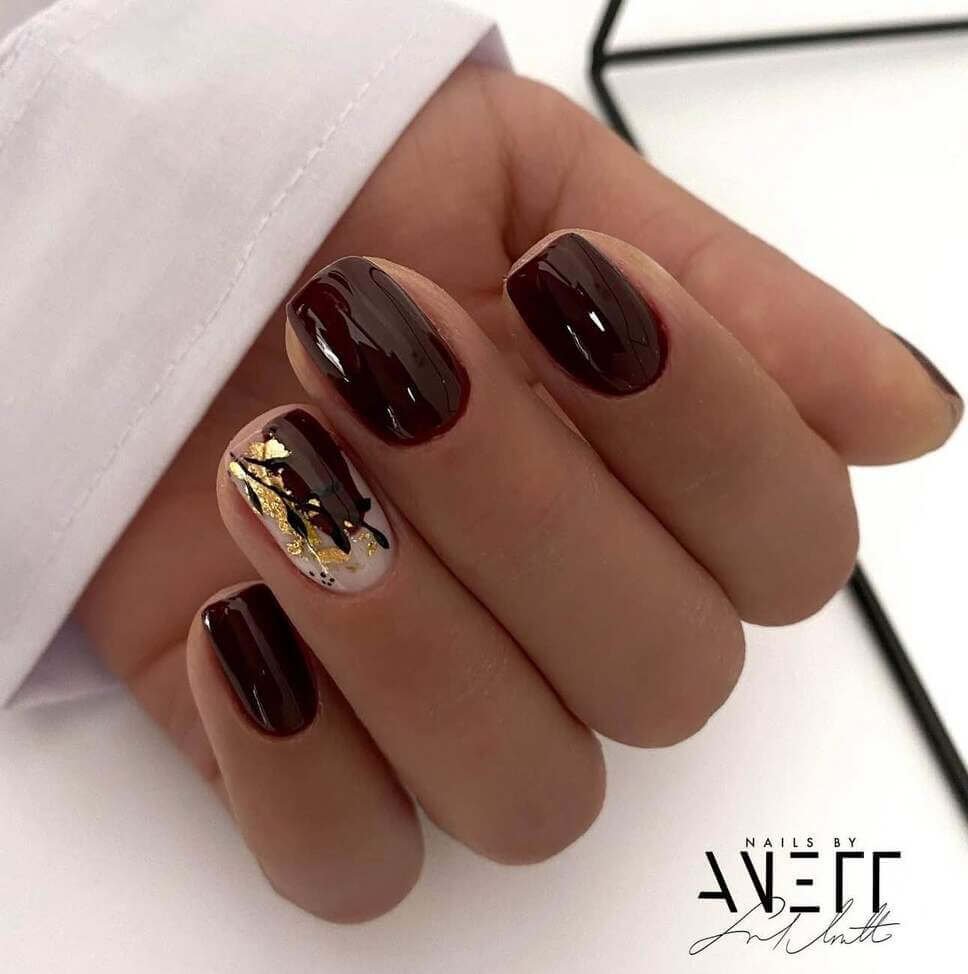 dark fall nails