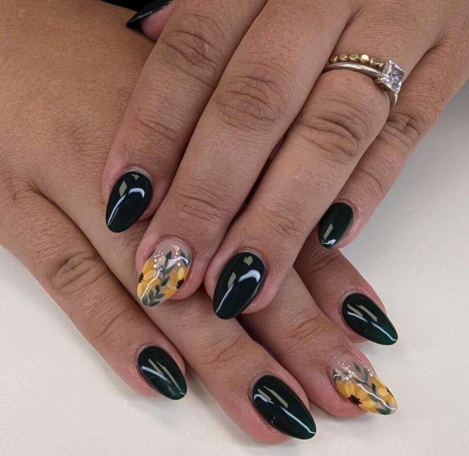 dark fall nails