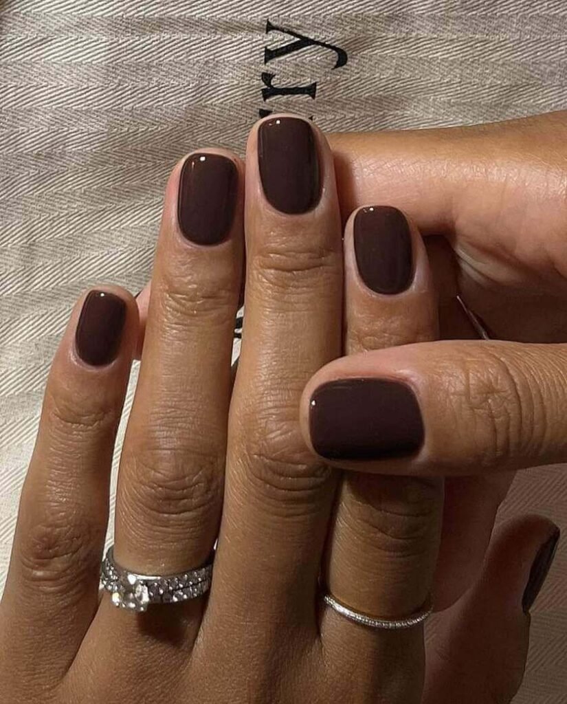 dark fall nails