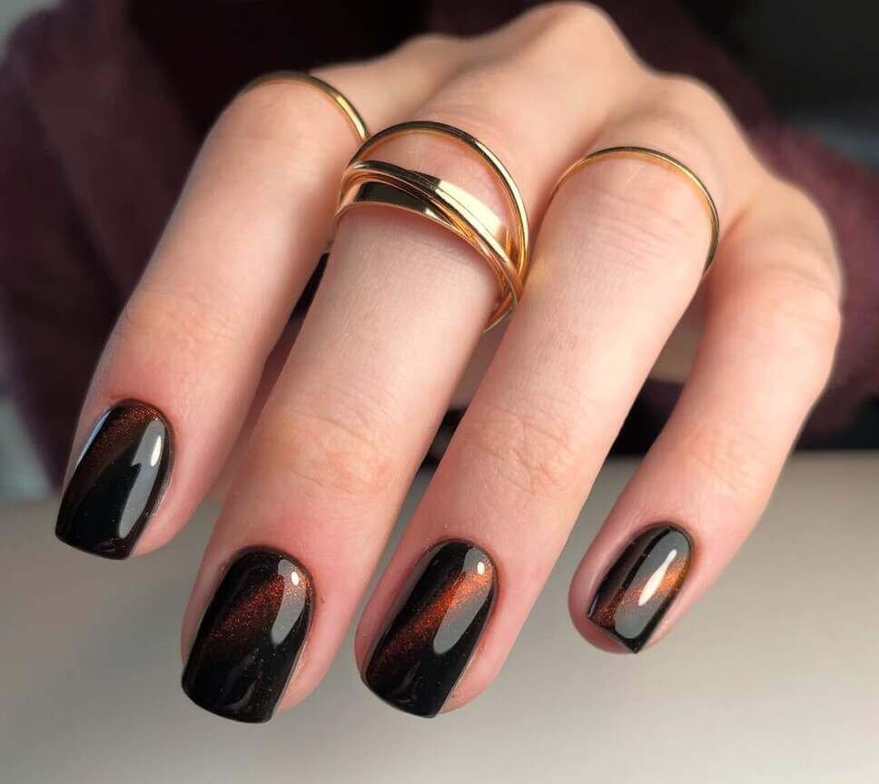 dark fall nails