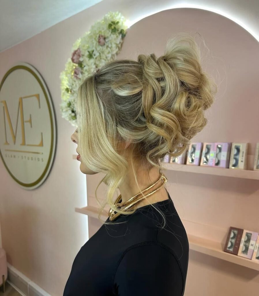 Christmas hairstyles updo ideas