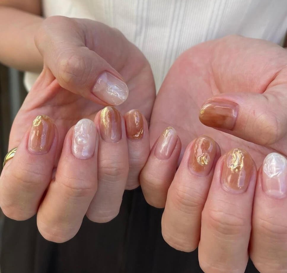 cappuccino nail designs 