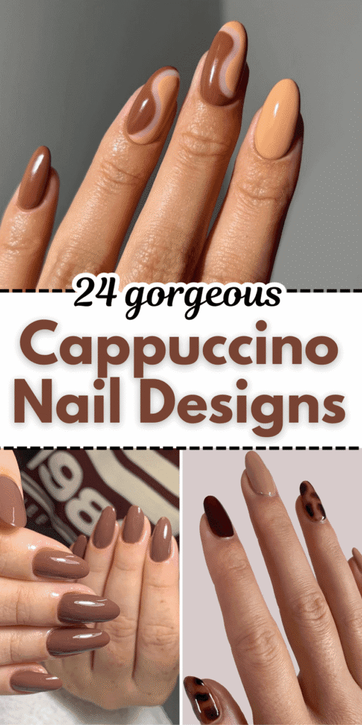 cappuccino nail designs 