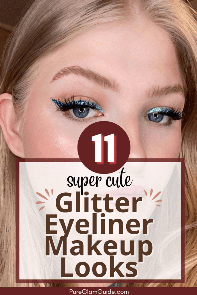 glitter eyeliner makeup ideas