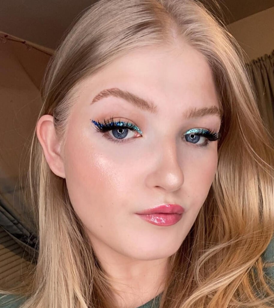 glitter eyeliner makeup ideas