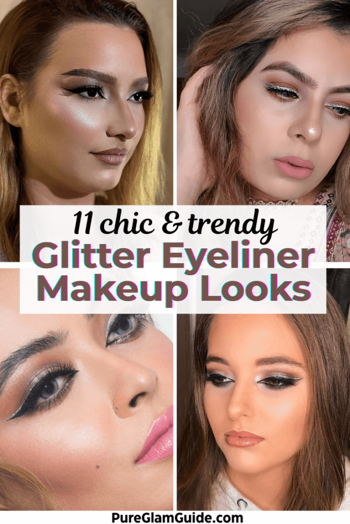 glitter eyeliner makeup ideas