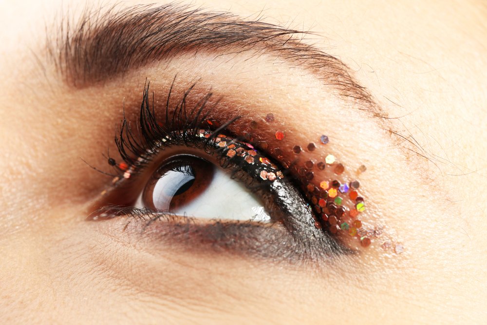 glitter eyeliner makeup ideas