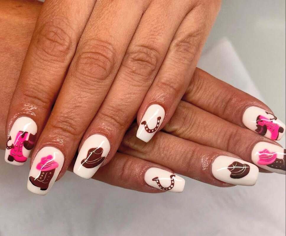 cowgirl nail designs