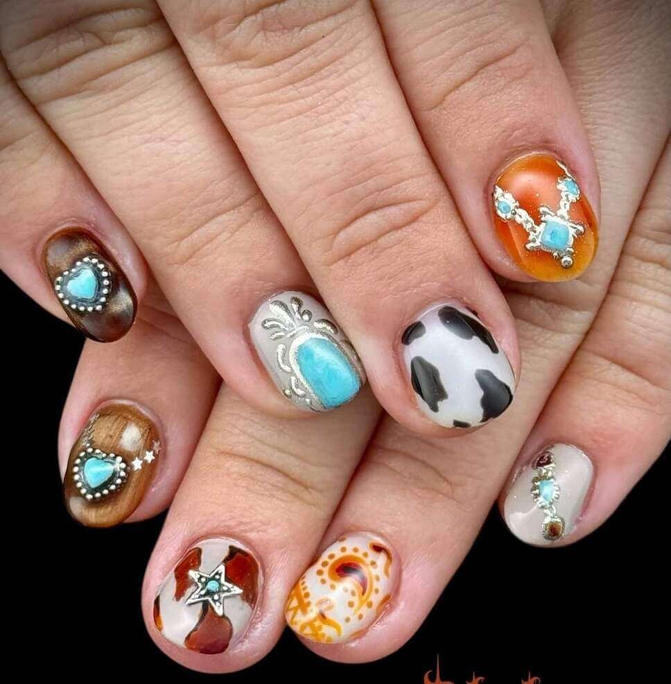 cowgirl nail designs