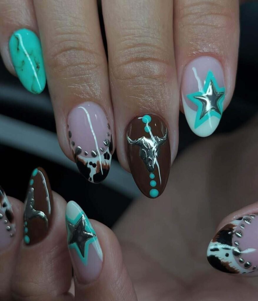 cowgirl nail designs