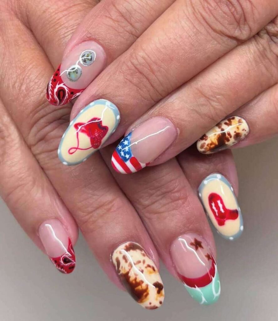 cowgirl nail designs