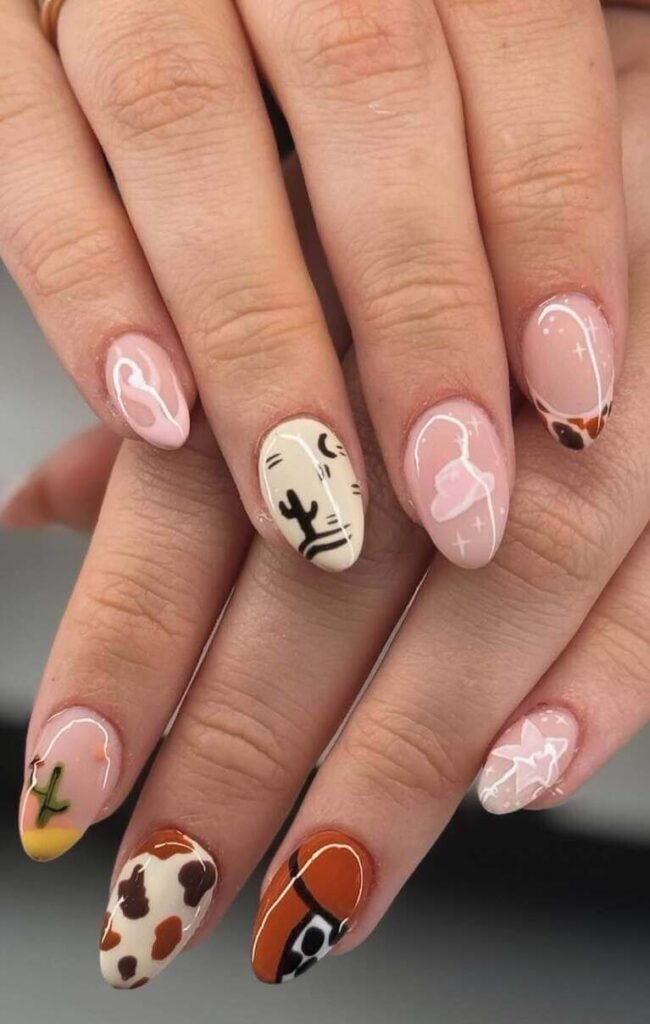 cowgirl nail designs