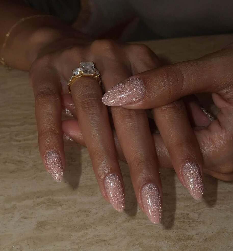 glitter new year nail designs 