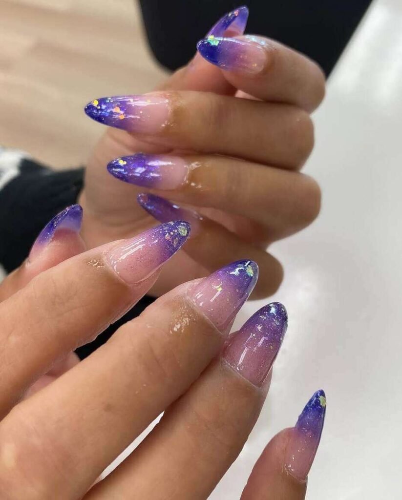 glitter new year nail designs 