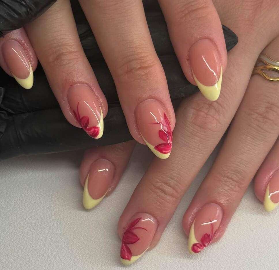 floral nail designs 