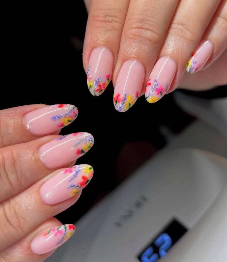 floral nail designs 