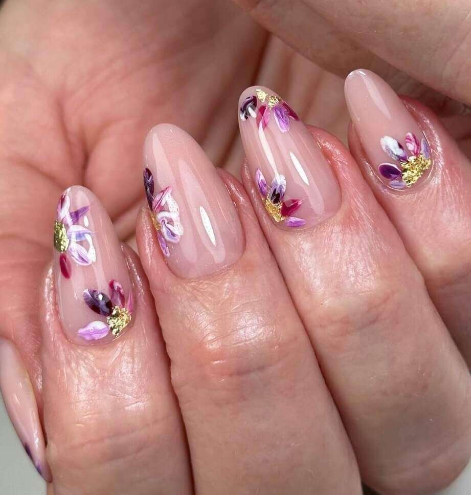 floral nail designs 