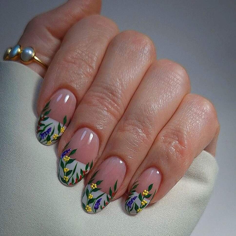 floral nail designs 