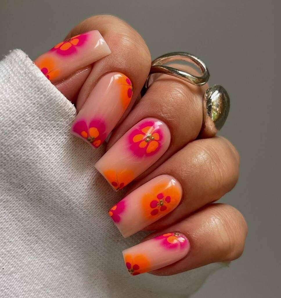 floral nail designs 