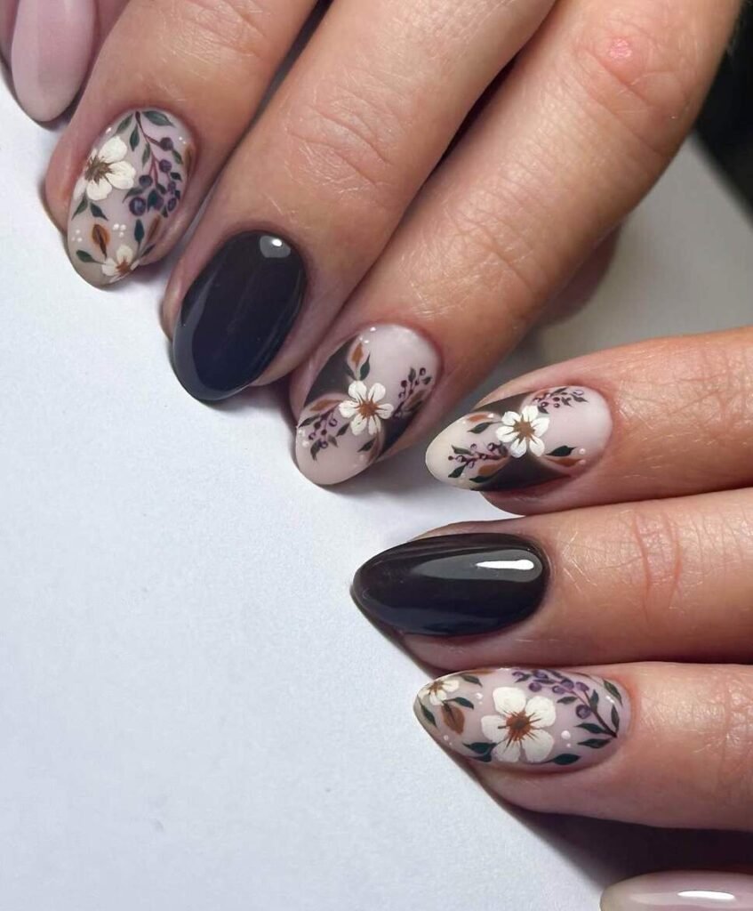 floral nail designs 