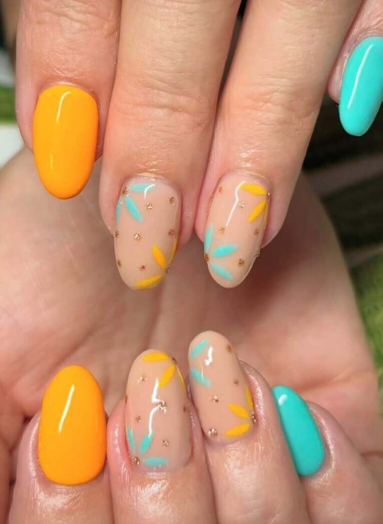 floral nail designs