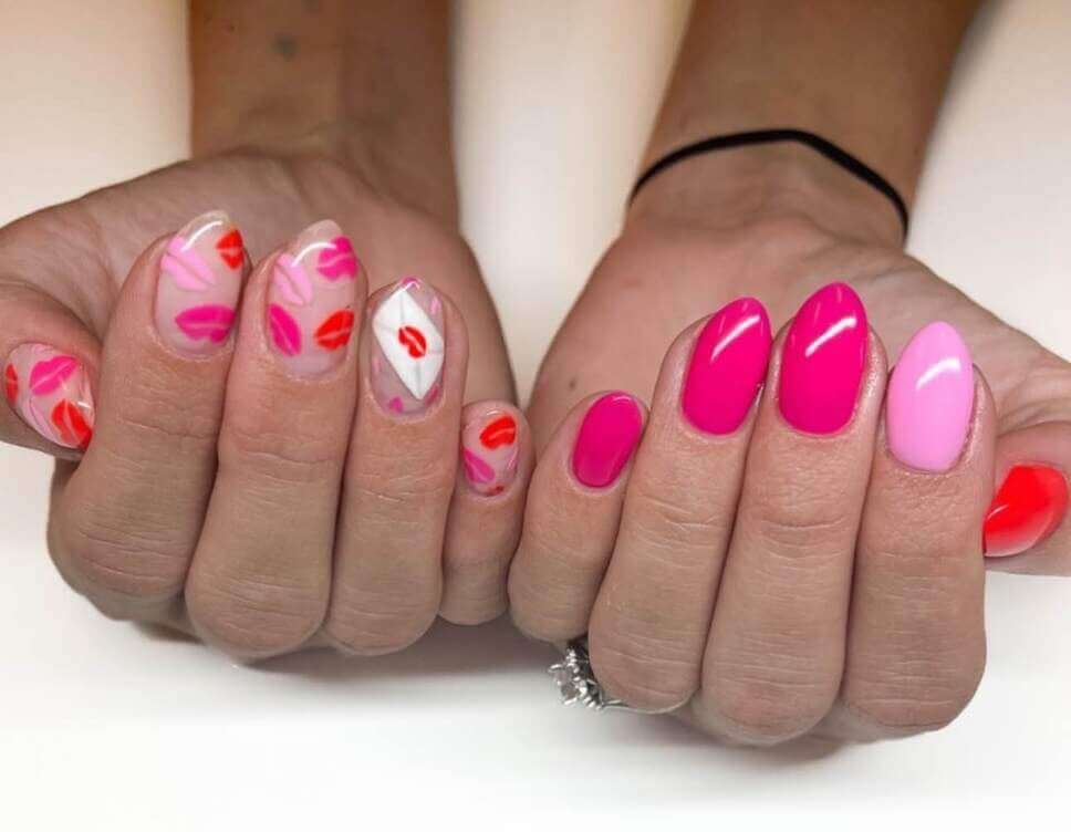 lip nail designs 